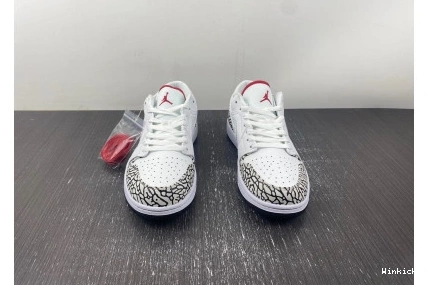 Low  1 Phat 338145-162 Grey Cement Jordan 0801